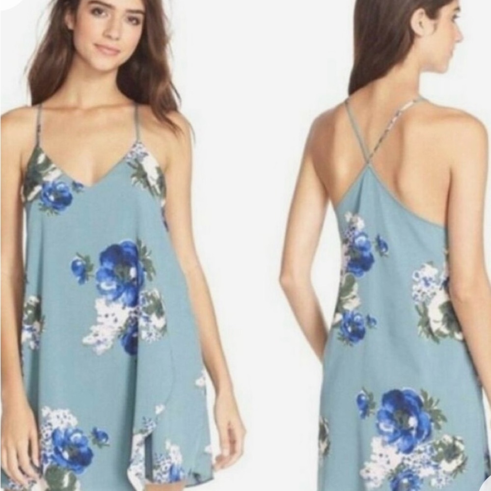 Free people floral cascade slip dress #G00